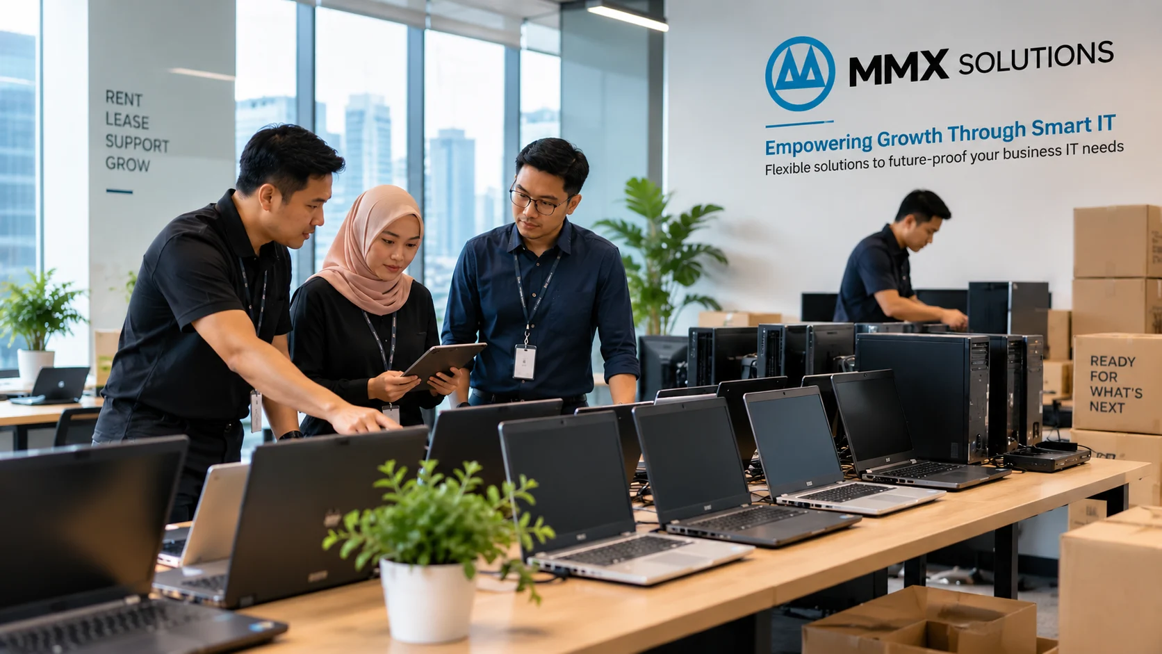 MMX Solutions laptop and computer rental solutions