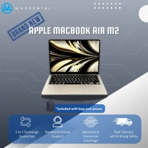 Brand New Apple MacBook Air M2 (Short Rental Plan)